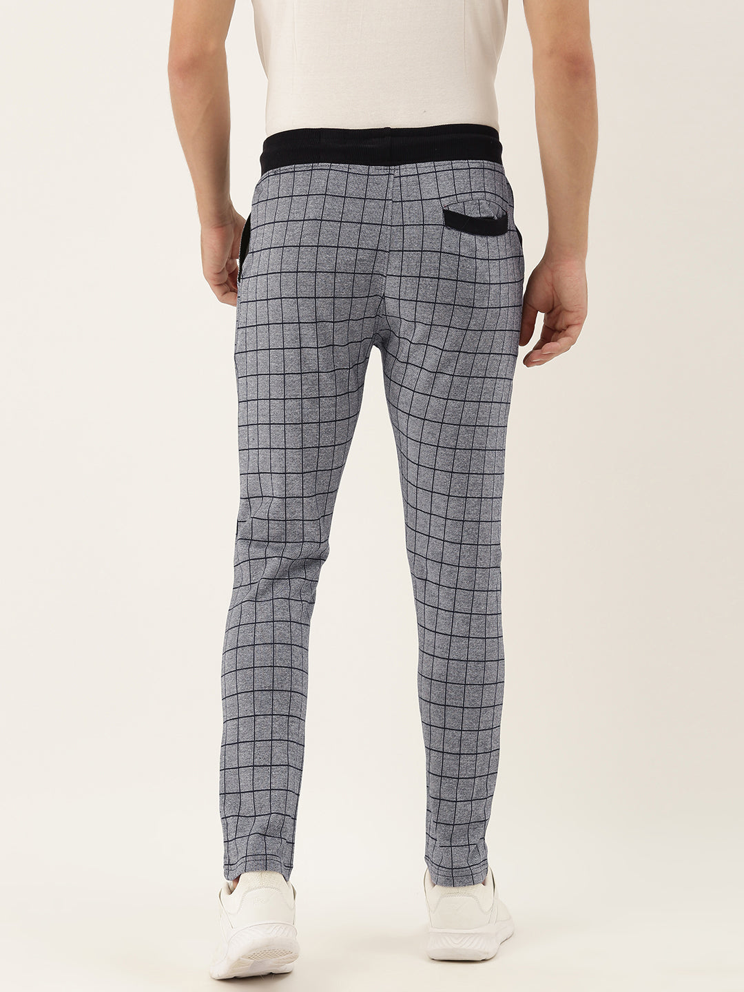 Men Navychk Solid Track Pants